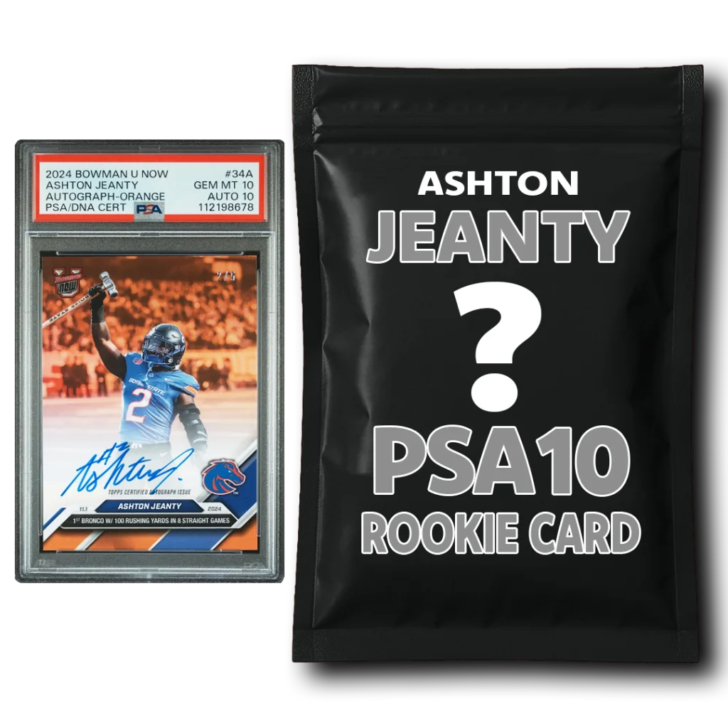 Ashton Jeanty 2024 Topps Bowman autographed PSA 10 rookie card