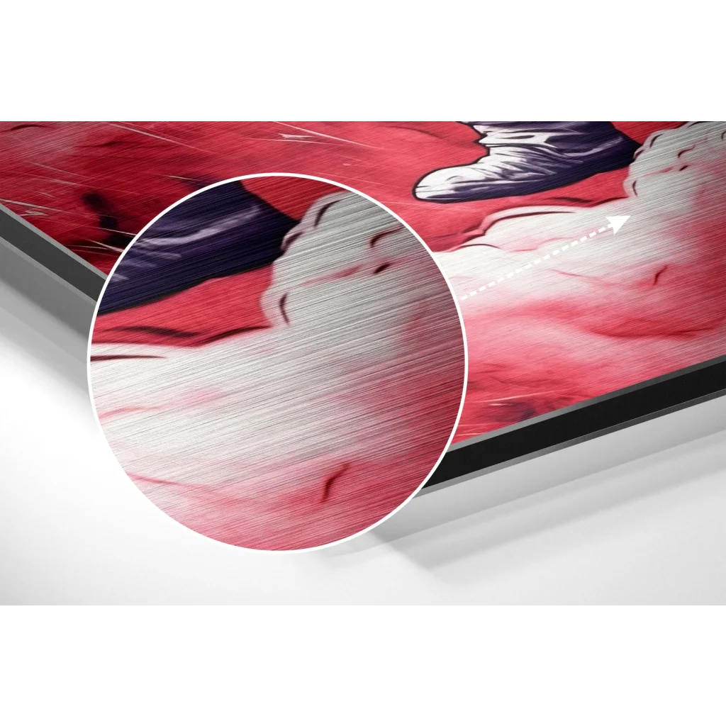 Astronaut Brushed Aluminum Dibond Wall Art