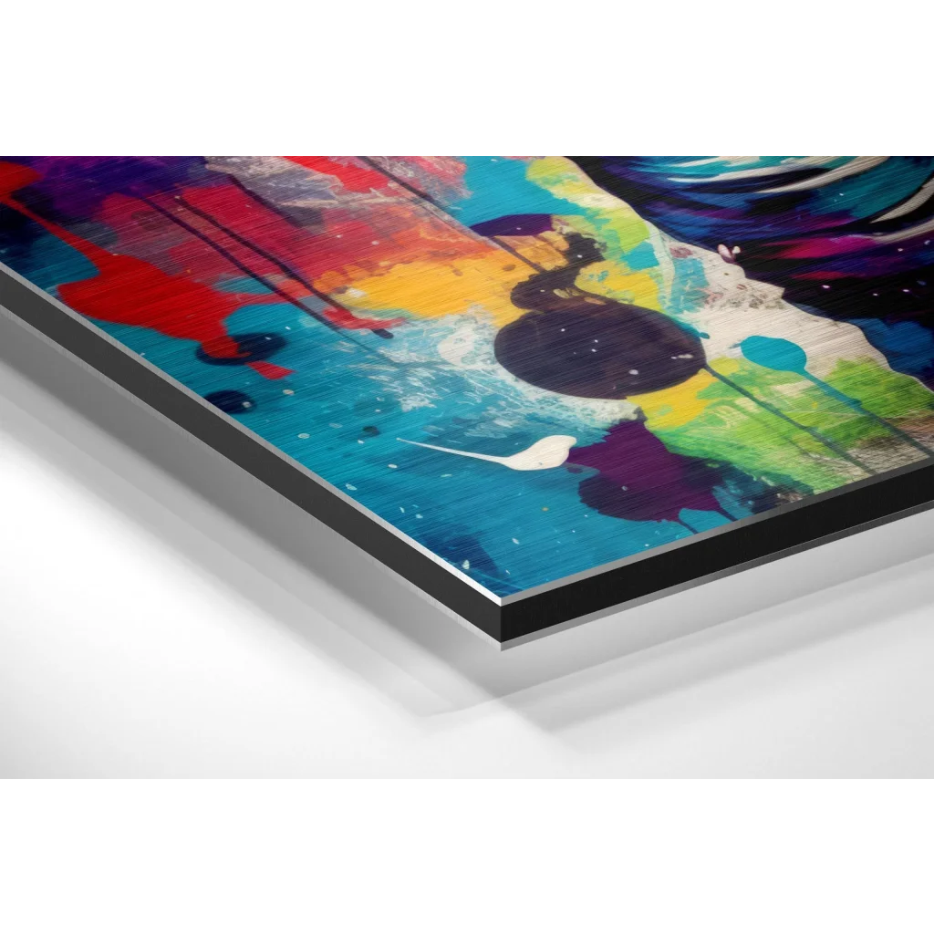 Glass Wall Art Astronaut Brushed Aluminum Dibond Wall Art