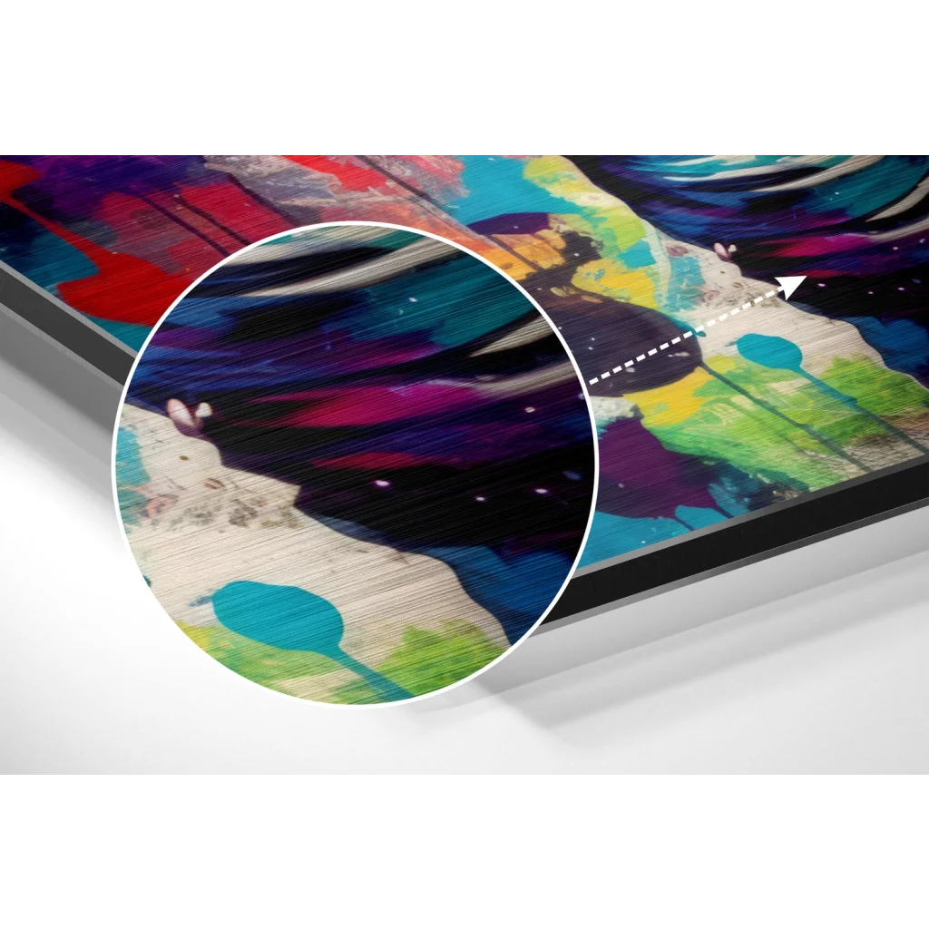 Astronaut Brushed Aluminum Dibond Wall Art