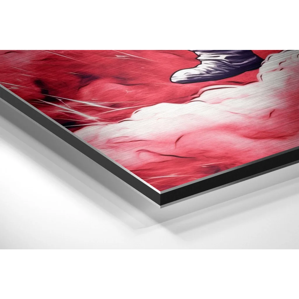 Astronaut Brushed Aluminum Dibond Wall Art