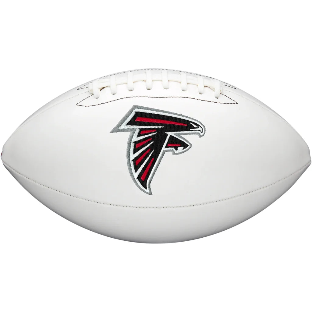 Atlanta Falcons Embroidered Logo Signature Series Full Size Football | Creative Sports | vintageantiquesgifts.com