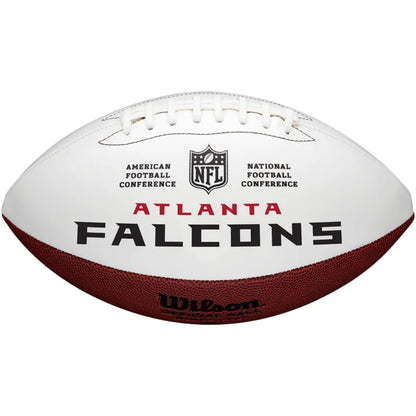 Atlanta Falcons Embroidered Logo Signature Series Full Size Football | Authentic Sports Collectible | vintageantiquesgifts.com
