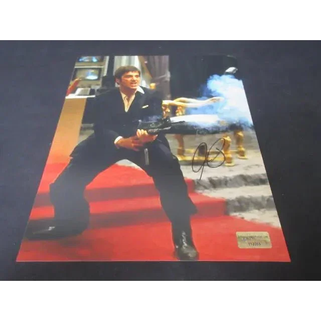 Autographed Al Pacino Scarface signed 8x10 photo collectible display perfect for fans