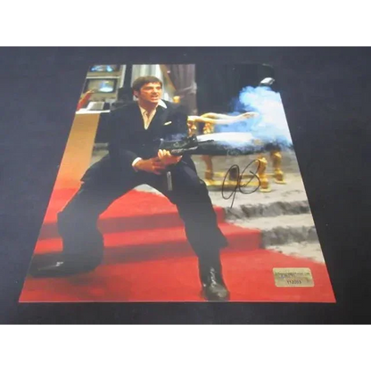 Autographed Al Pacino Scarface signed 8x10 photo collectible display perfect for fans