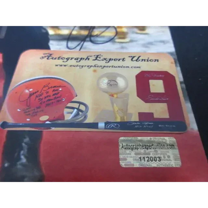 Pacino signed 8x10 photo Scarface collectible display with sports memorabilia images