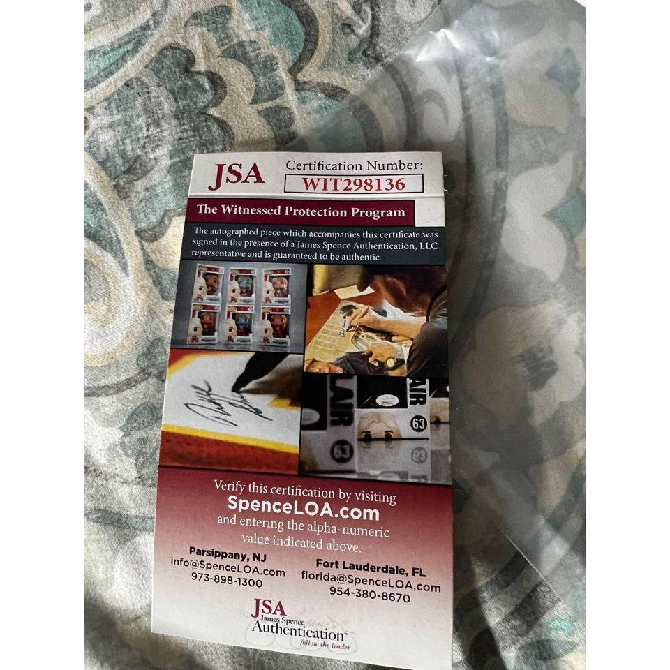 JSA Cert WIT298136 for authentic autographed Robert Tonyan jersey Green Bay Packers #85