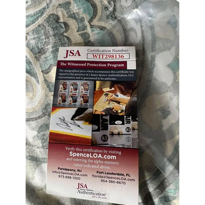 JSA Cert WIT298136 for authentic autographed Robert Tonyan jersey Green Bay Packers #85