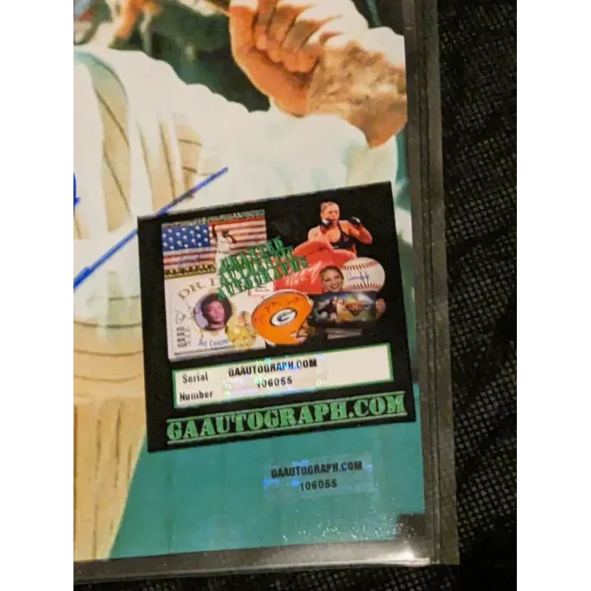 Certificate of authenticity for autographed 8x10 photo of Babe Ruth Yankees uniform