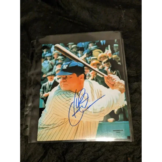 Authentic Babe Ruth autographed 8x10 photo in Yankees uniform with COA