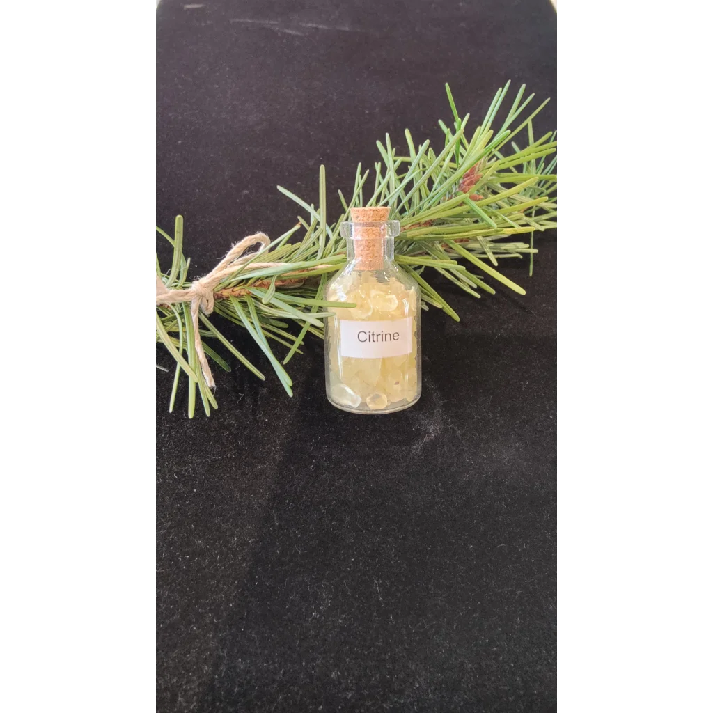 Citrine gemstone bottle from Authentic Brazilian Gemstone Collection