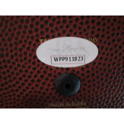 Chiefs signed autographed logo football with authentication sticker for fans