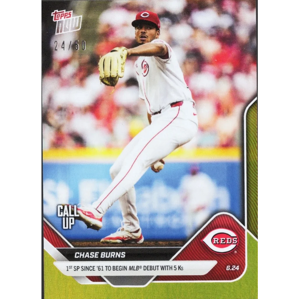 Authentic Cincinnati Reds pitcher trading card with certification showcasing a baseball star