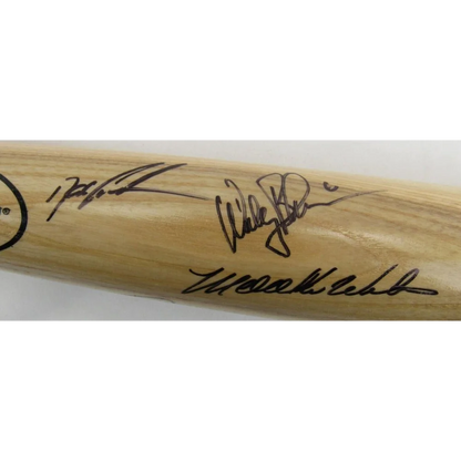 Authentic Doc Gooden signed Louisville Slugger baseball bat with three signatures