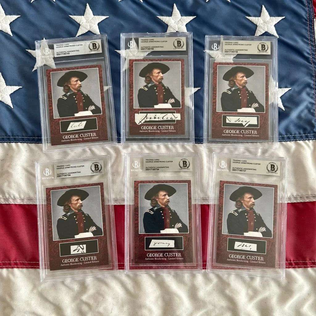 Authentic George Custer words graded card, first ever release