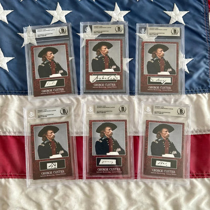 Authentic George Custer words graded card, first ever release