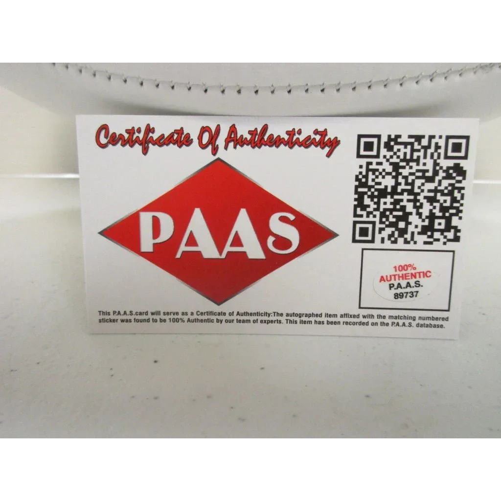 Certificate of Authenticity for Jets Signed Autographed Logo Football with Certificate