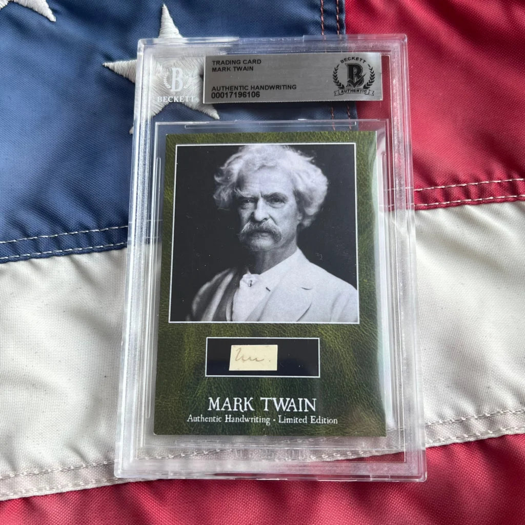 1920s silver skull chain in authentic Mark Twain graded collection