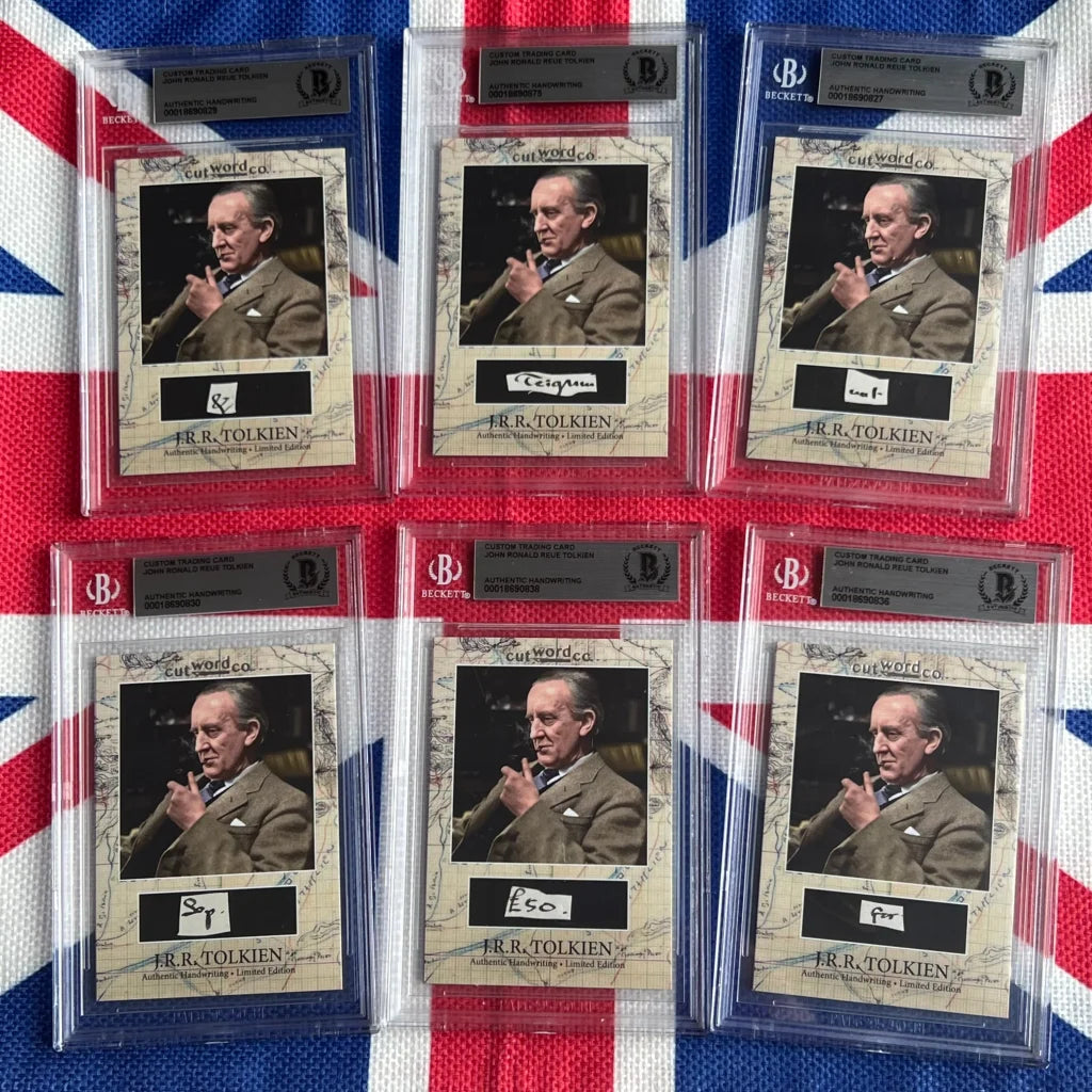 Authentic piece of Tolkiens handwriting with 2013 Topps Allen & Ginter H.R