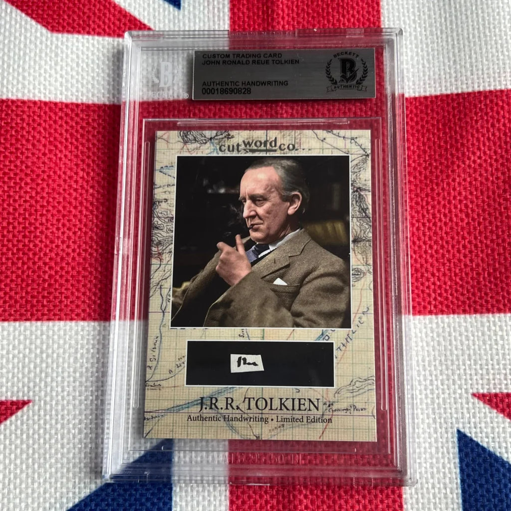 Authentic piece of Tolkien’s handwriting: J.R.R. collectible