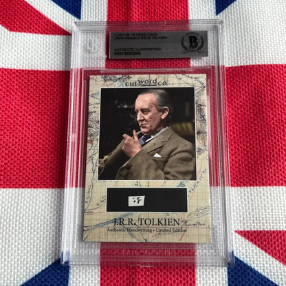 Authentic piece of J.R.R. Tolkien handwriting: Encapsulated word collectible
