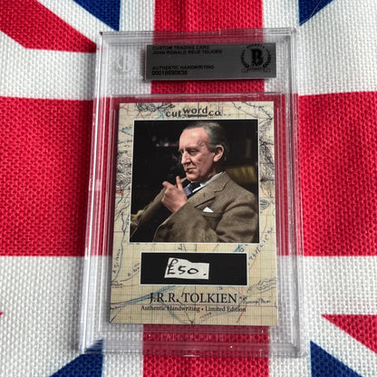 Authentic piece of Tolkien’s handwriting: J.R.R. collectible