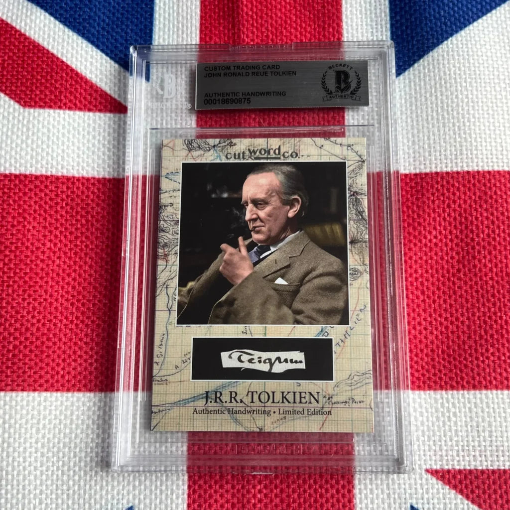 Authentic piece of Tolkien’s handwriting: J.R.R. in collectible