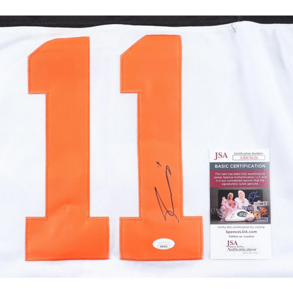 Authentic Travis Konecny signed Flyers jersey with autograph and JSA certification card