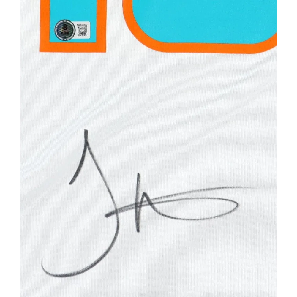 Authentic Tyreek Hill Nike jersey with autograph and authentication sticker