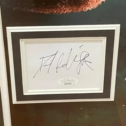 Autographed Harry Potter movie poster with Daniel Radcliffe in white frame