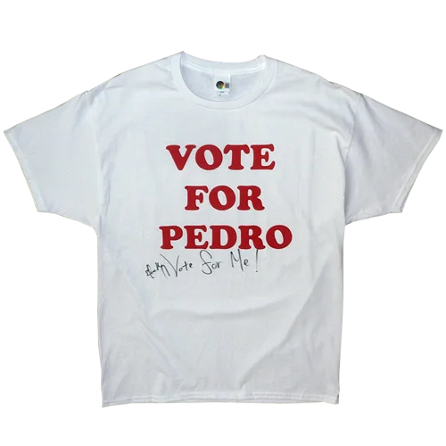 Autographed Napoleon Dynamite Vote For Pedro tee by Efren Ramirez