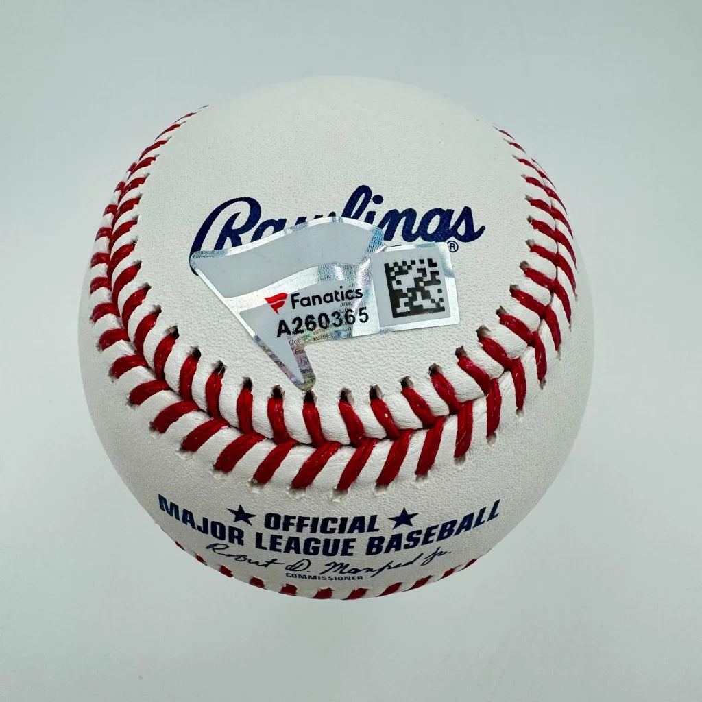 Autographed Aaron Judge Rawlings official MLB baseball with Fanatics COA