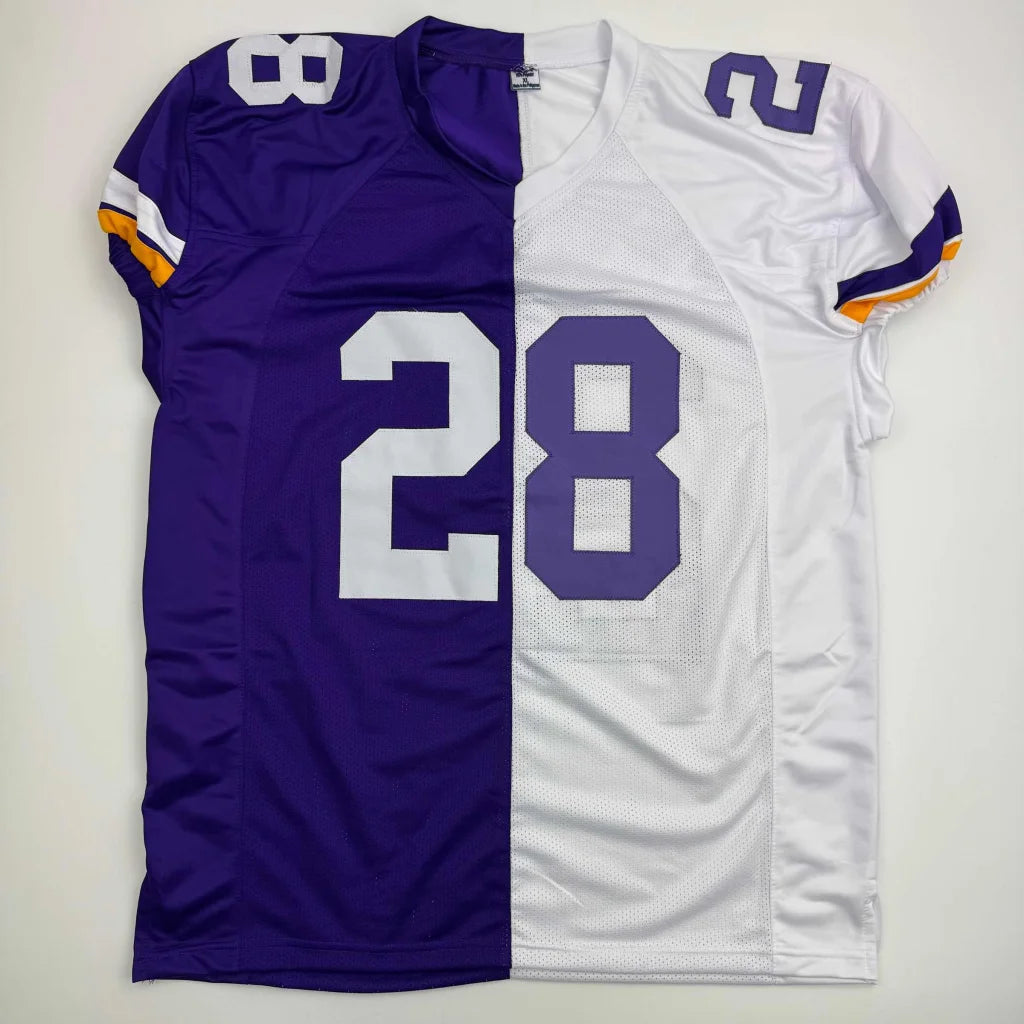 Autographed Adrian Peterson Minnesota Split Football Jersey JSA COA | Authenticated Signed Sports Jersey | vintageantiquesgifts.com