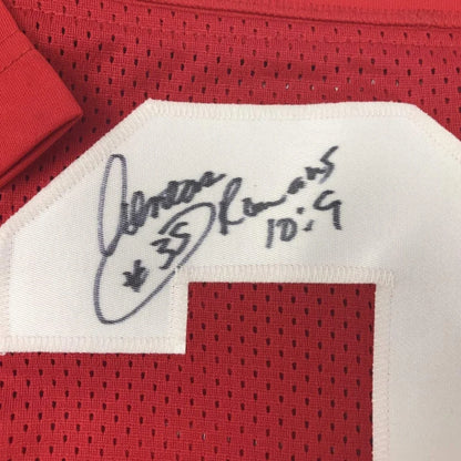 Autographed Aeneas Williams custom red Arizona Cardinals jersey with signature tag