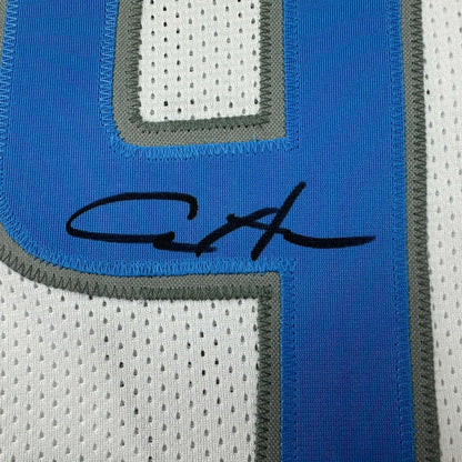 Autographed Aidan Hutchinson Detroit Lions white custom jersey, Beckett COA
