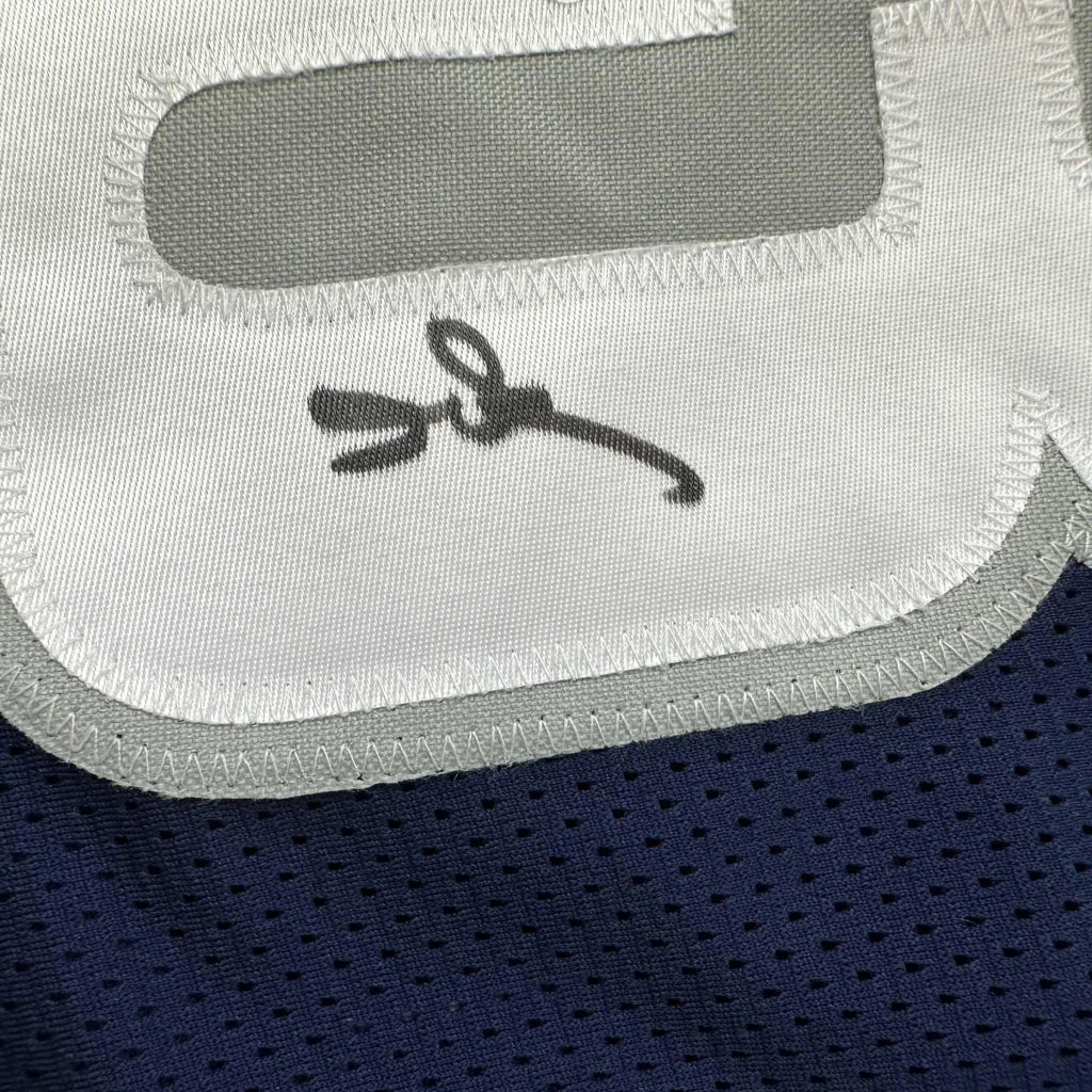 Autographed Allen Iverson Georgetown Blue College Basketball Jersey PSA/DNA COA | Authenticated Signed Sports Jersey | vintageantiquesgifts.com