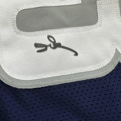 Autographed Allen Iverson Georgetown Blue College Basketball Jersey PSA/DNA COA | Authenticated Signed Sports Jersey | vintageantiquesgifts.com