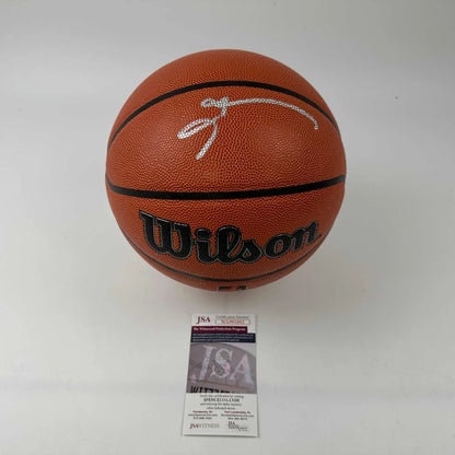 Autographed Allen Iverson Philadelphia 76ers Sixers Full Size Wilson Basketball JSA COA | Hall of Fame Sports Memorabilia | vintageantiquesgifts.com