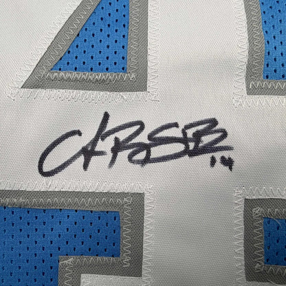 Autographed Amon-Ra St. Brown Detroit Current Blue Football Jersey Beckett BAS COA | Authenticated Signed Sports Jersey | vintageantiquesgifts.com