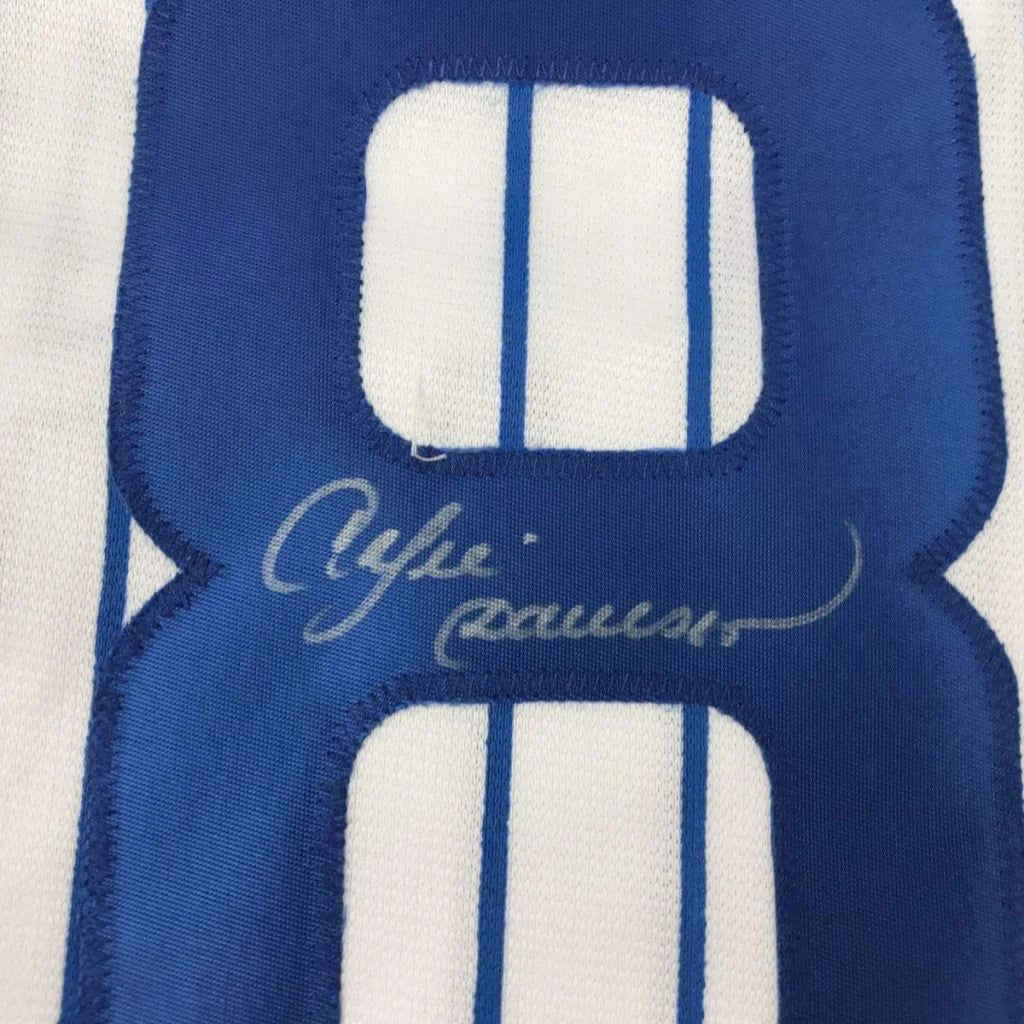 Autographed Andre Dawson Chicago White Pinstripe Baseball Jersey JSA COA | Authenticated Signed Sports Jersey | vintageantiquesgifts.com
