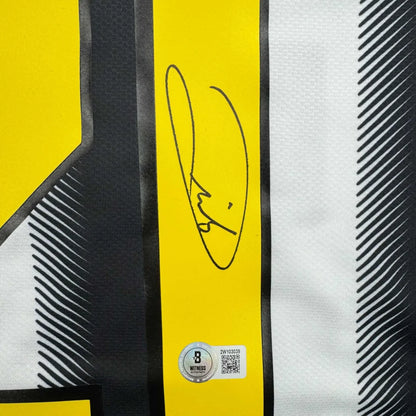 Autographed Andrea Pirlo Juventus White Soccer Jersey Beckett BAS COA | Authenticated Signed Sports Jersey | vintageantiquesgifts.com
