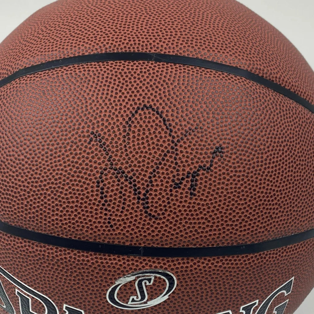Autographed Anthony Davis Spalding Lakers basketball with PSA/DNA COA