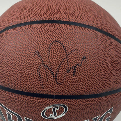 Autographed Anthony Davis Spalding Lakers basketball with PSA/DNA COA