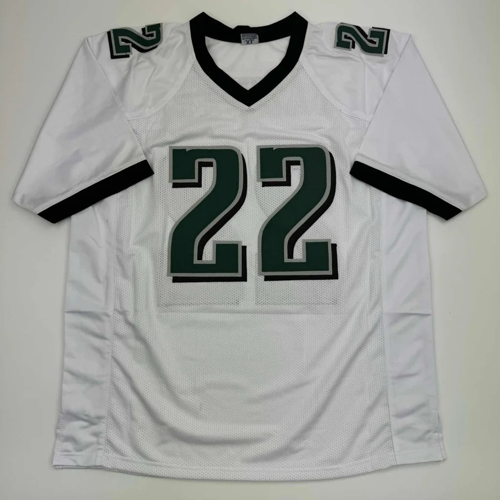 White custom jersey with number 22 for Samuel, perfect for sports league fans