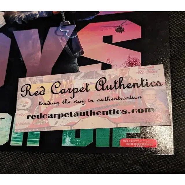 Autographed signed 8x10 Bad Boys Ride or Die movie poster with authentication sticker