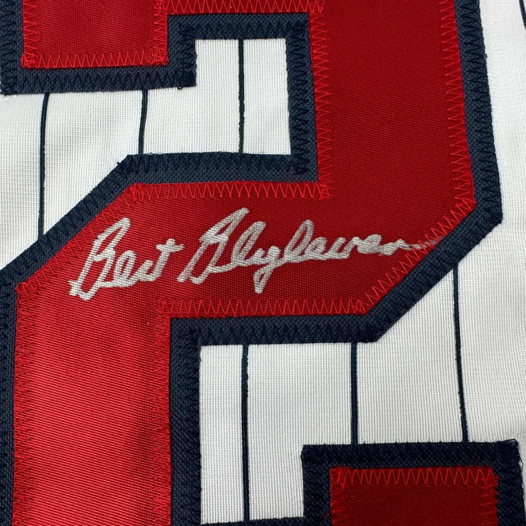 Autographed Bert Blyleven Minnesota Pinstripe Baseball Jersey JSA COA | Authenticated Signed Sports Jersey | vintageantiquesgifts.com