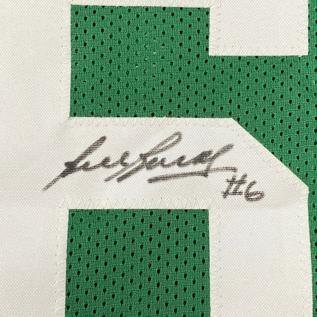 Autographed Bill Russell Boston Celtics green custom jersey with COA