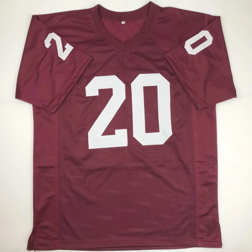 Autographed Billy Sims 78 Heisman Oklahoma Maroon College Football Jersey JSA COA | Authenticated Signed Sports Jersey | vintageantiquesgifts.com