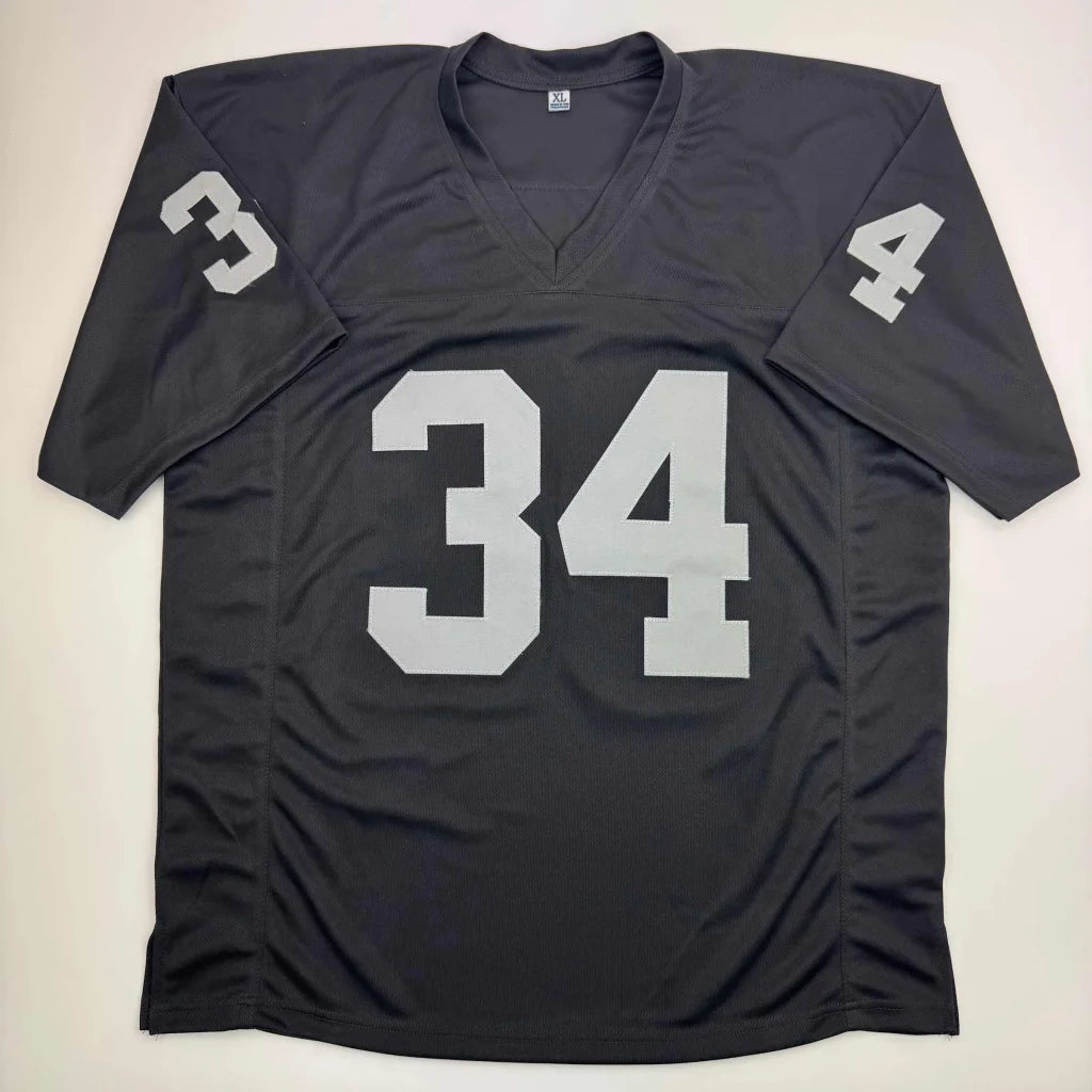 Autographed Bo Jackson Oakland Black Football Jersey JSA COA | Authenticated Signed Sports Jersey | vintageantiquesgifts.com