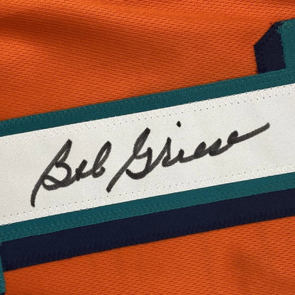 Bob Griese autographed custom jersey with Bud Briefer signature label, JSA COA